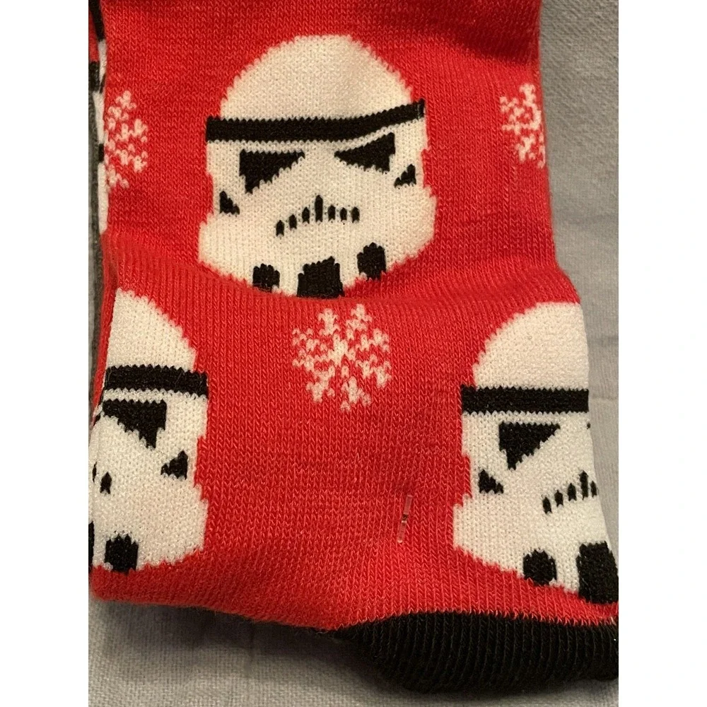 NEW Star‎ Wars Mandalorian The Child Grogu Trooper Christmas 2 Pair Long Socks